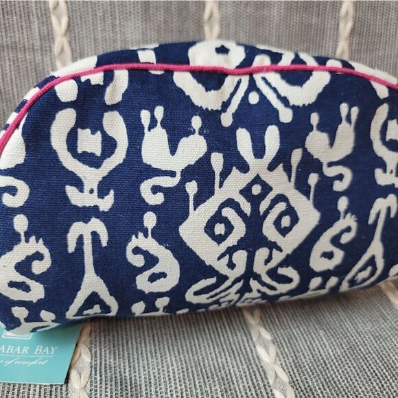 NWT- MALABAR BAY Organic Cotton Makeup Bag - Picture 2 of 9